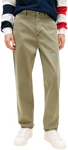 Tommy Jeans herr TJM Sonny Co twill chino byxa DM0DM22650 Chino, grön (verktygssaja), 38W/34L