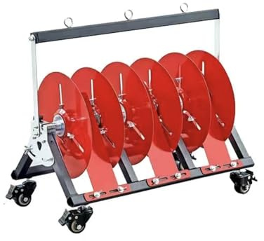 Organizzatore per avvolgicavo per impieghi gravosi - Distributore di Cavi Multiuso e Porta-Bobine, Supporto per avvolgicavo Durevole per Uso Elettrico e Industriale, Soluzione efficiente per