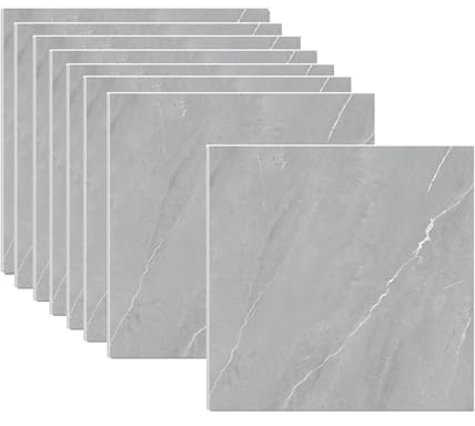 Lot de 30 carreaux adhésifs imitation marbre (30 x 30 cm), panneaux muraux en PVC, carrelage 3D for chambre, salle de bain, salon, hall d'entrée.(E)