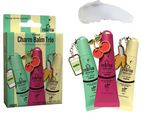 Dr.PAWPAW Charm Balm Cherry, Banana and Matcha 3-Piece Set 3 x 10ml