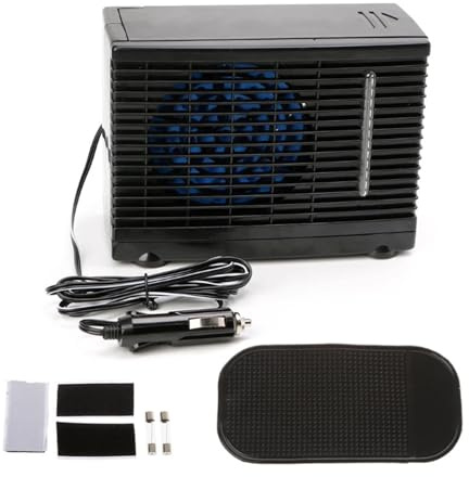 Adjustable 12V Car Air Conditioner Cooler Cooling Fan Water Ice Evaporative Powerful Cooling