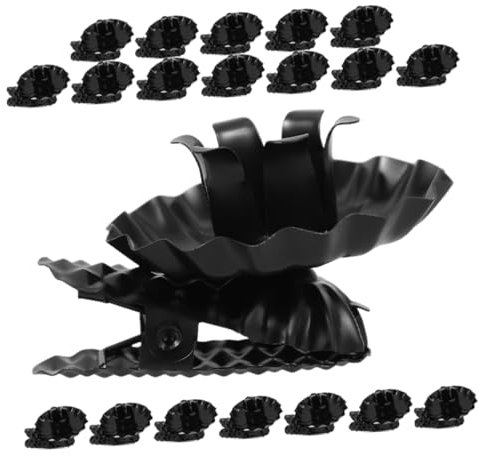 GOOHOCHY Kerzenhalter-Clips Aus Metall 20 Stück Für Tischdeko Hitzeresistent Stabil Mit Clips Schutz Vor Tropfenden Kerzen Für Weihnachtsfeiern