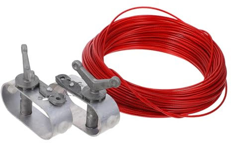 GARIOUANS 3 Piezas Kit de Cable Recubierto con Tensor Manual para Piscina Duraderas para y Asegurar de Invierno Instalación Rápida para de Piscina