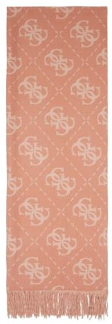 GUESS Schal Scarf 70 x 190 Rose lachsfarben