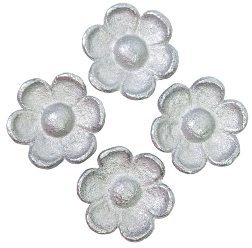 LLHCF Outil de pressage en fonte lourde à motif floral pour la stabilité sûre du tissu pour vêtements et projets faits à la main Plaque de pressage en fer lourd