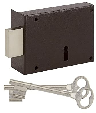 Serrure en Applique Standard 461 Pêne Dormant Seul, Axe 40mm, Gauche