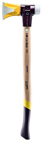 SIMPLEX-Spaltaxt, mit Keilstegen, Tempergussgehäuse und Hickorystiel | D=50 mm | 3007.751