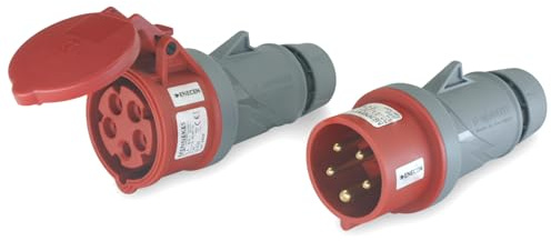 CEE Stecker & Kupplung Set 400V/16A 5p IP44 - Mennekes