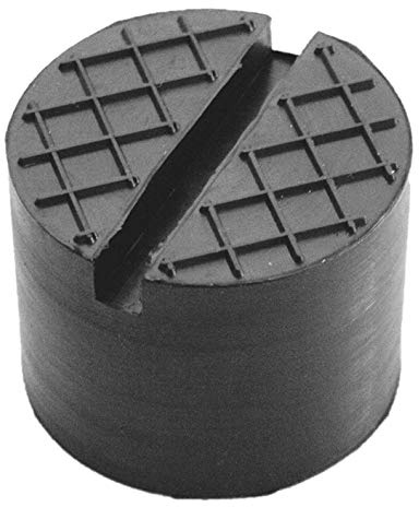 Gummiauflagen zum Reifenwechseln über 50 Varianten Rangierwagenheber Wagenheber Hebebühne Gummiklotz Auflage Unterstellbock Gummiblock Auto KFZ PKW Schutz Kratzer rund eckig (65x50 Nut+Waffel)