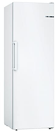Bosch Series 4 GSN33VWEPG Freestanding Freezer, No Frost, White | 176x60 Upright freezer, 7 Compartments including 1 BigBox and EasyAccess Shelves, LED light, Vertical bar handle