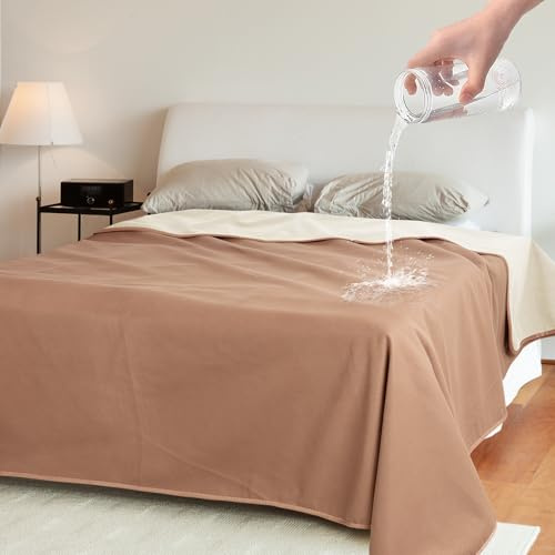 Catalonia Classy wasserdichte Decke, Wasserdicht Hundedecke Waschbar Sofaschutz Couch Überwurf, Wasserdicht Liebesdecke Kuscheldecke Schutzdecke Tagesdecke,203 x 152cm