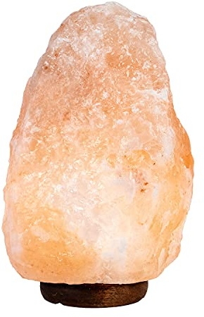 SUPERBUTELKI.PL Lampada di Sale dell’Himalaya 3–5 kg dal Punjab Pakistan – Lampada di Cristallo Naturale in Pietra di Sale