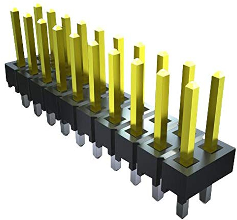 TSW-102-07-F-D Verbindungsstücke, 4 Pos, 2 Reihen, 2,54 mm, PC-Board-zu-Board-Pin-Headers, 10 Stück