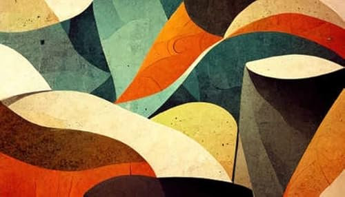adrium Holz-Bild 110 x 60 cm: Abstrakte Poly bedruckbare Farbe Retro-Vintage-Hintergründe (190791941)