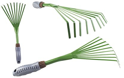 BESPORTBLE 9-zähne Gartenreinigungsrechen Aus Eisen Mit Rutschfestem Griff Für Garten Und Hof Haustier Rechen Zum Entfernen Von Tierkot Und Laub Langlebiges Rechenwerkzeug