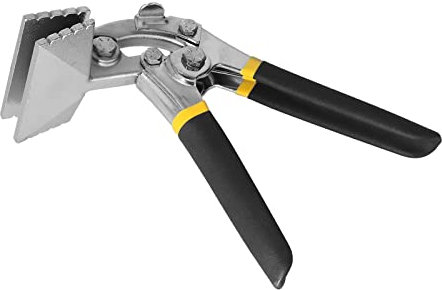 Sheet Metal Bender, Hand Seamer Pliers Vanadium Alloy Steel Metal Bending Pliers for Bending, Seaming and Flattening Metal (80MM Bending Pliers (Bent Type))