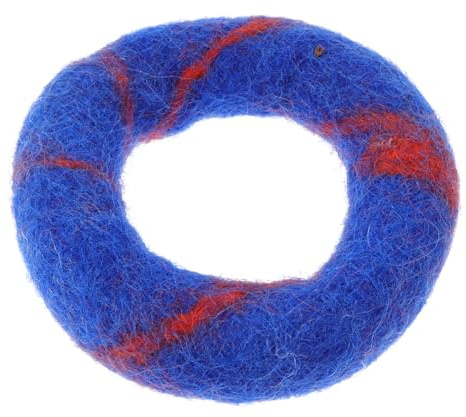 Buddhistische Klangschalenmatte 8cm Blau aus Wollfilz | Klangschalenkissen für Buddha Schalen, Leicht Anzuwenden, Schutz für Meditation und Entspannung