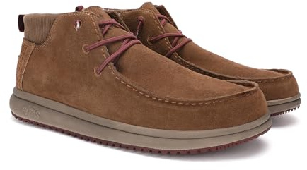 PITAS | DALLAS | Botas Hombre Casual | Botín Serraje | Bota Urbana Caña Baja | Mocasines | Náuticos Invierno | Zapatillas Casual | Zapatos sin Cordones | Calzado Walkinpitas | Camel 42