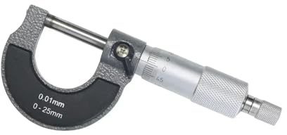 Micrómetro exterior de 0-25 mm, calibre métrico, calibrador Vernier de precisión de 0,01 mm, herramientas de medición Para múltiples escenarios