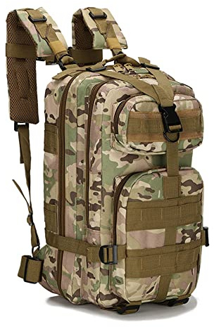 Sac à dos tactique 30L, sac à dos camouflage pour les sports de plein air randonnée randonnée camping alpinisme et escalade