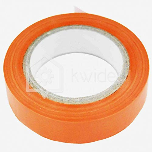 10 rouleaux isolants Scotchs pour électricien - Rubans de 10 mètres - ORANGE