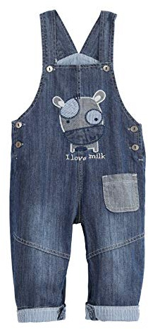 Camilife bebé Bambino Bambina Jeans Salopette in Morbido Cotone Denim Pantaloncini Pagliaccetto per Primavera Estate Motivo a Balena Taglia 56/62/68/74/80/86/92