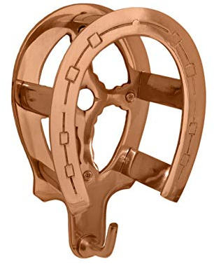 Brass Bridle Rack- Rose Gold Finish