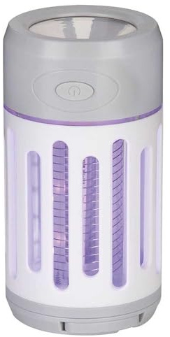 Jata Hogar MELI0120 insektsborttagare med ficklampa, 9 x UV-LED-lampor som lockande medel, uppladdningsbara, åtgärdsområde: 25 m², användning inomhus och utomhus