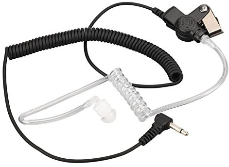 Walkie Talkie Earpiece Headset Passar 2 Way Radios med 3,5 Mm Hörlursuttag (endast Ljud), för Walkie Talkie Handmikrofon Mobiltelefon MP3 MP4.