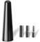 Antenna per auto, lunga 5 cm, per ricezione AM, FM 87,5-108 MHZ, DAB, DAB+ senza interferenze, nera, avvitabile con adattatore universale M4 M5 M6, antenna a stelo corto