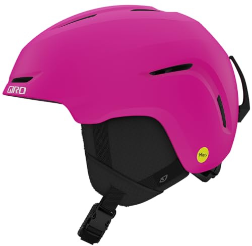 Giro Spur MIPS Jugend-Schneehelm, matt, Rhodamin, Größe S, 52–55,5 cm