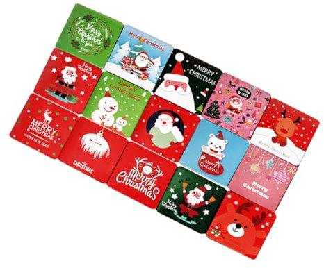 VILLFUL 15St Mitteilungskarte Grußkarte weihnachtskarten kaufen weihnachtskarten basteln Frohe Weihnachten weihnachtsgeschenkkarte Feiertagssegenkarten Weihnachtsgrußkarte empfindlich