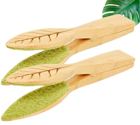 FZKun Pinze per Pulizia Foglie - Grande Spolverino per Piante Pulitore di Foglie per Pulire Entrambi I Lati delle Foglie Casa Attrezzi da Giardino (2pz)