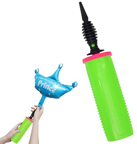 1 Pcs Handheld Balloon Pump,Balloon Manual Pump Blower Pump | Effortlessly Hand Manual Inflator for Party Decoration Balloons, Arch Kit, Garland, Foil & Confetti Balloon(Green)