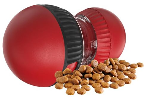 Interaktives Spielzeug Und Futterspender, Leckerli-Ball, Katzenfutter-Futterstation Für Drinnen Und Draußen, Cat Activity Snackball, Verstellbare Öffnung, Interaktives Katzenspielzeug, Katze S