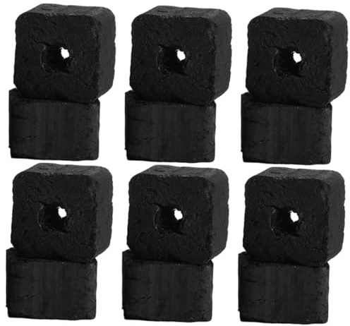 OFFSCH 1bolsa Bolsa Pastillas Bambú para Barbacoa Natural Duradero para Cocina Fogón Camping y Calentamiento Doméstico Herramienta Esencial Ecológica