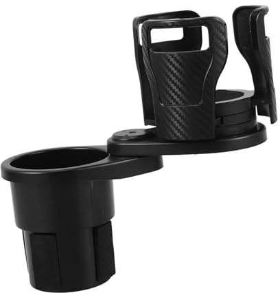 Cabilock Portabicchieri Per Auto Supporto Girevole Per Bevande e Snack Adatto Suv e Auto Compatta Realizzato in Materiali Resistenti Per Durata Assicurata