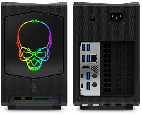 Intel NUC 11 Extreme Kit (NUC11BTMi9) Mini PC - Core i9-11900KB (8-Core, fino a 4,9 GHz), supporto per GPU da 12, Thunderbolt 4 (16 GB di RAM + SSD da 1 TB)