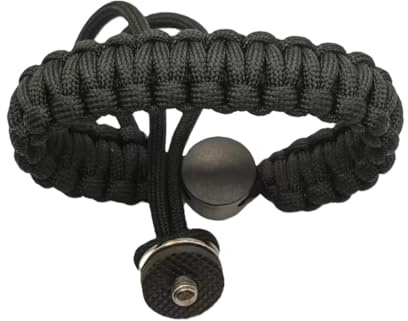 Lyivisk Dragonne réglable pour appareil photo avec vis en D de 1/4, dragonne en nylon robuste, compatible avec les appareils photo et les perches à selfie