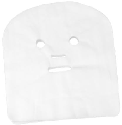 ULTECHNOVO 100 Stück Gesichtsmaske aus Mull für Spa mit Hautabsorption und Passform für Tiefenreinigung und Selbstgemacht Gesichtsbehandlung zu Hause