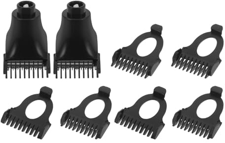 Gatuida 2 Satz Rasierer Ersatzteile Scherkopf und Haartrimmeraufsätze 3mm 5mm 7mm Barttrimmer Führungskämme Haarschneidezubehör Präzise Schnittaufsätze für Bart und Haarpflege