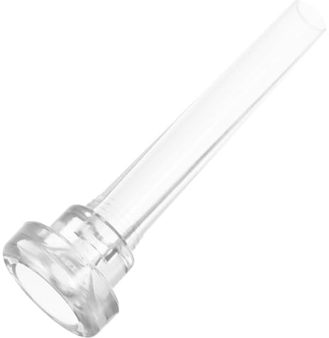 Ciieeo Trompetenmundstück aus Kunststoff Leicht und Kompakt für Anfänger und Aufführungen Transparent Stabiles Instrumentenzubehör