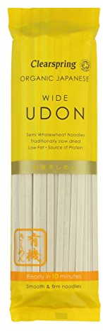 Clearspring Organic Japanese Wide Udon Noodles, 200g