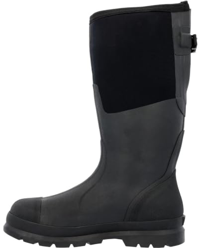 MUCK Men's Wide Calf Chore Tall Boot, Black, Size 11(M)