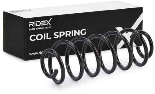 RIDEX 2x Fahrwerksfedern Federn Hinten Länge: 322mm Außendurchmesser: 108,0mm 7,6 Windungen 188C0308