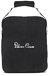 Silver Cross Clic Stroller Bag - Pram Organiser Bag - Travel Bag - Pram Accessories - Water Resistant - Black