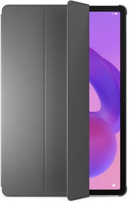 Lenovo Folio Idea Tab Pro (Stoßschutz, PU-Leder, einfacher Griff, Sleep-/Wake-Funktion, magnetische Halterung für Eingabestift), Grau