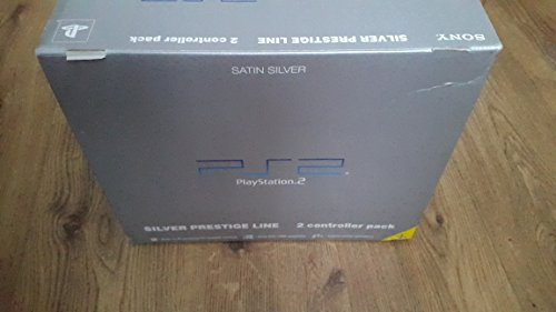 Sony Silver Playstation 2 Console with Extra Controller (PS2)