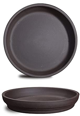 YXCKG Soucoupe pour Plantes 5.43/6.37/7.36 Pouces, Soucoupe pour Pot de Fleur, coupelle Pot de Fleur Extérieur Épaissir et rehausser Les bacs d'égouttement pour retenir Les Gouttes d'eau et Le Sol