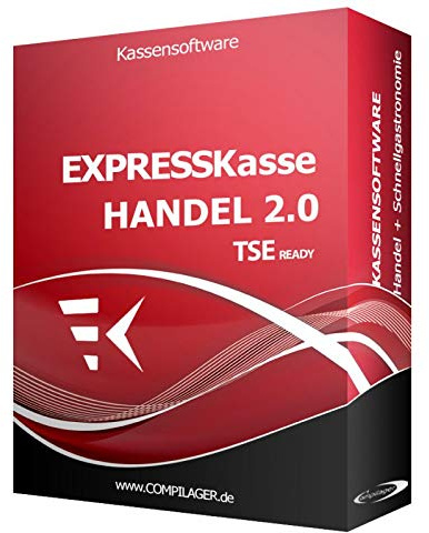 Kassensoftware für HANDEL EXPRESSKASSE X3 mit Etikettenausdruck und Schnittstelle für EC-Cash Terminal, TSE-Konform